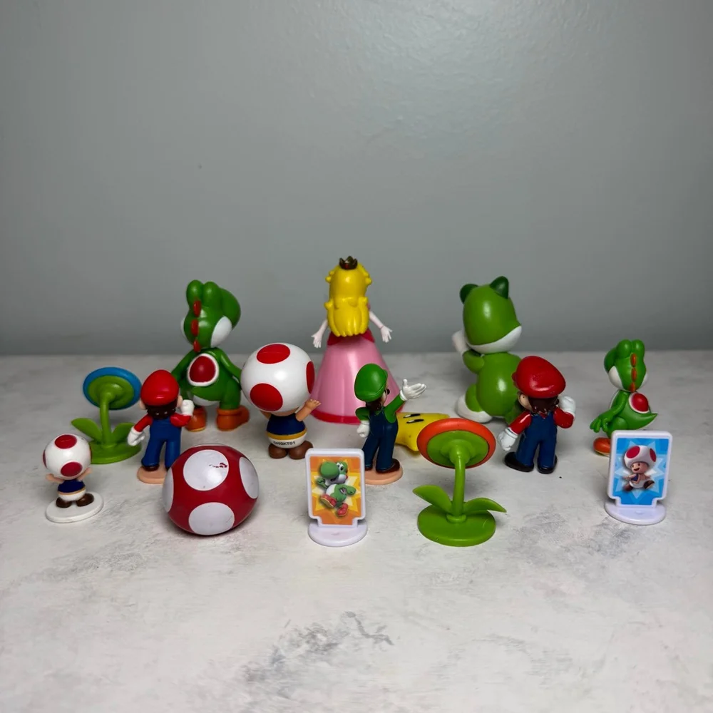 Jakks Pacific Mini Figures Super Mario Lot of 15